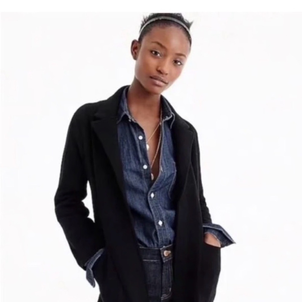 J. Crew Black Sweater Blazer